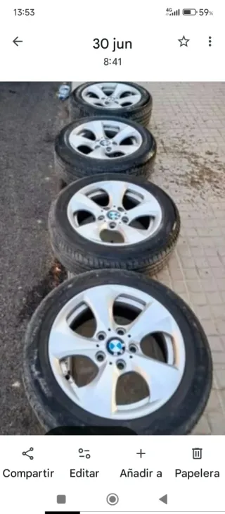 Llantas BMW Originales con Neumáticos