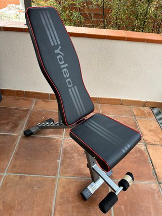 Banco de pesas Yoleo ajustable