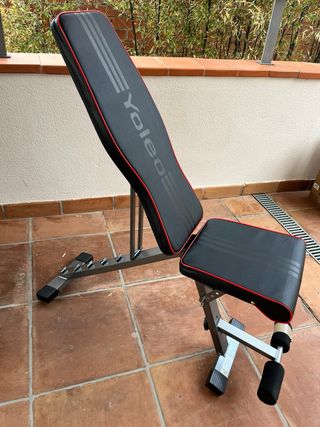 Banco de pesas Yoleo ajustable