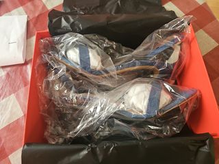 Sandalias Daisy Talla 40 Azul/Blanco