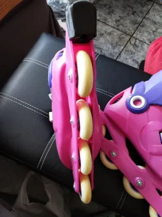 Patines Oxelo rosas y morados