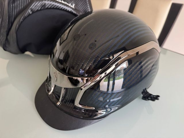 Casco equitación Samshield XJ carbono/azul