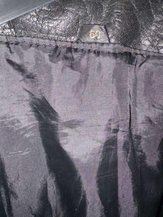 Giubbino Biker Vera Pelle Vintage Uomo Nero