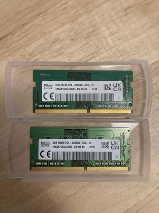 2x SK hynix 8GB DDR4 PC4-3200AA RAM SODIMM