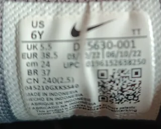 Zapatillas Nike Air Max Talla 38.5