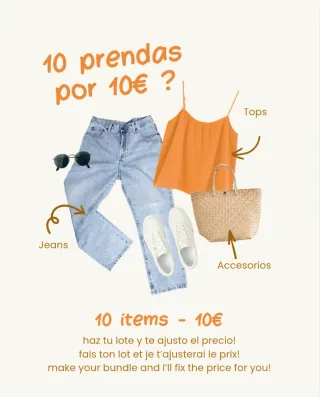 Lote 10 prendas por 10€