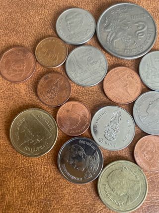 Lote 15 monedas Tailandia
