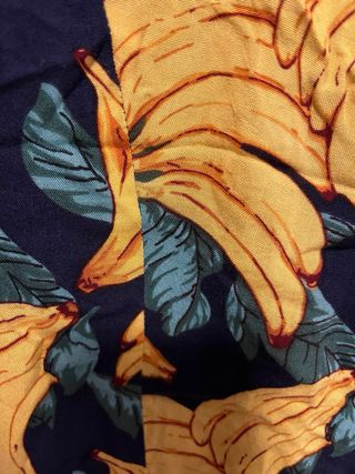 Mono corto estampado plátanos