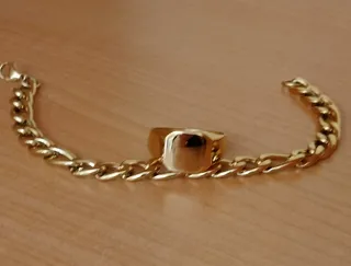 Conjunto de hombre: pulsera y anillo