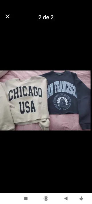 3 sudaderas talla 13-14 y talla S