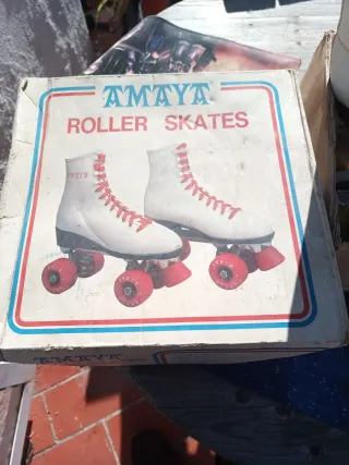 Patines de 4 ruedas blancos