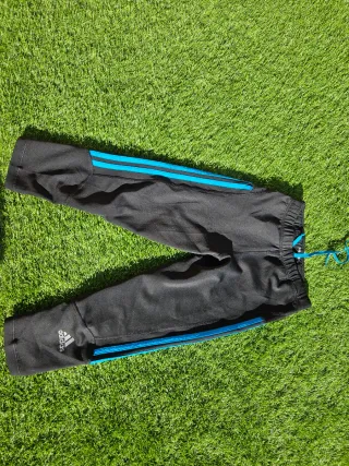 Mallas Adidas Negras Originales con cremallera