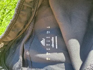 Mallas Adidas Negras Originales con cremallera