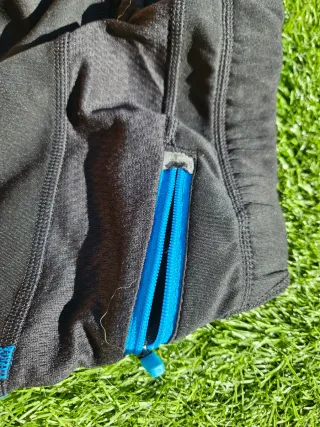 Mallas Adidas Negras Originales con cremallera