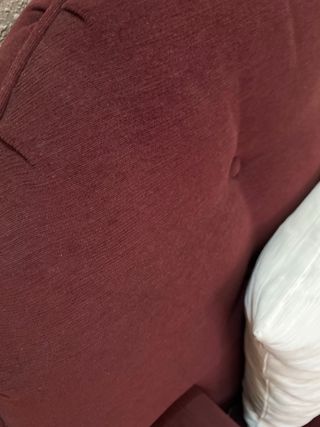 Sofá y sillón de tela