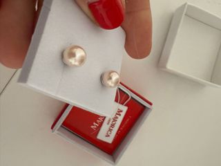 Pendientes Perla Majorica Beige/Rosa