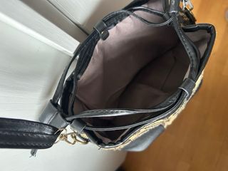 Bolso saco estampado leopardo