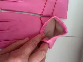 Guantes chica piel sintética forrados