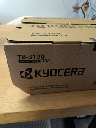 2 Tóner Kyocera TK-3190 Negro Original