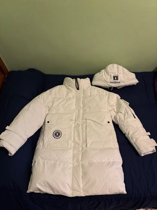 Chaquetón de invierno blanco