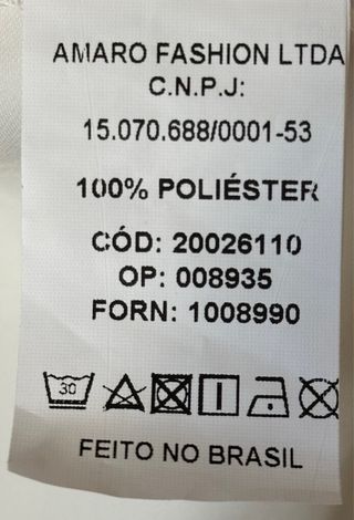 Camicia | Amaro Fashion | Made in Brazil | M