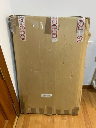 Mini Cuna con Funda Rayas Azules