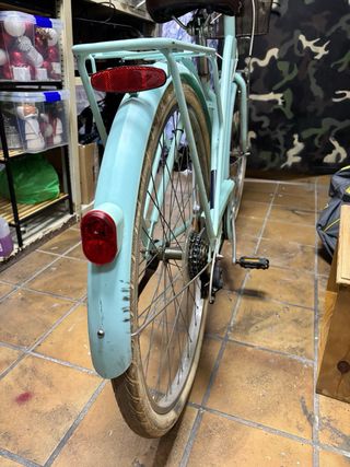 Bicicleta Paseo Azul Cesta