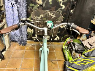 Bicicleta Paseo Azul Cesta