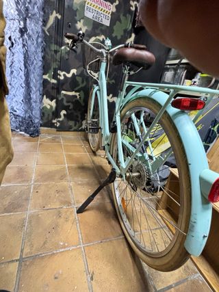 Bicicleta Paseo Azul Cesta