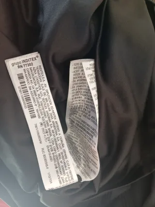 Minifalda Zara Talla M Negra