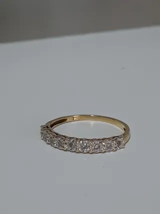 Anillo oro 18kt con diamantes