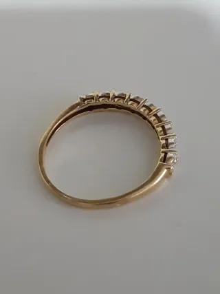 Anillo oro 18kt con diamantes