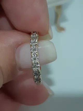 Anillo oro 18kt con diamantes