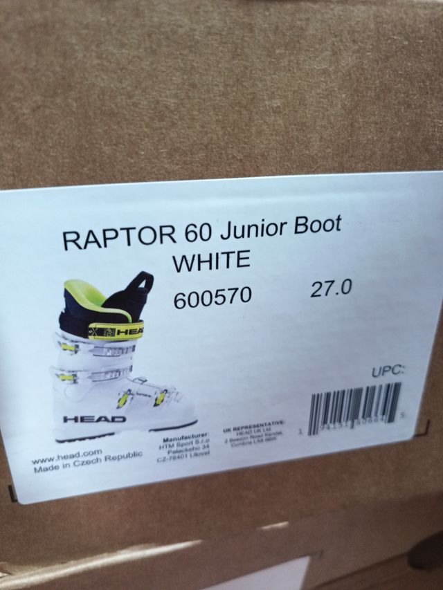 Stivali da sci Head Raptor60 27Jr T42 per bambino/a