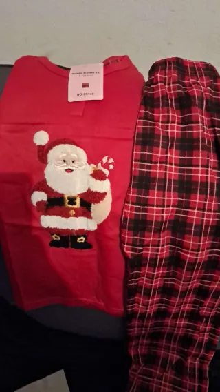 Pijama Navidad Santa Claus Talla M