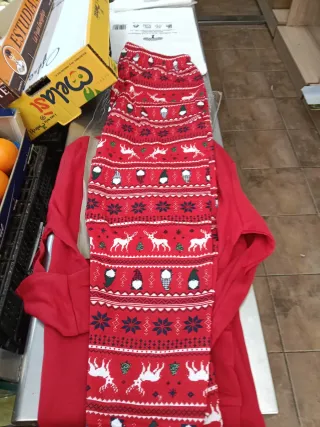 Pijama Navidad Santa Claus Talla M