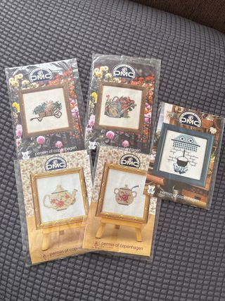 Pequeños Kits Punto de Cruz DMC Permin Copenhagen