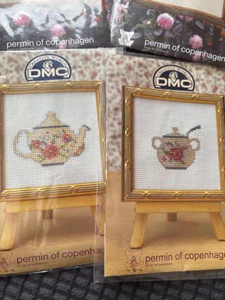 Pequeños Kits Punto de Cruz DMC Permin Copenhagen