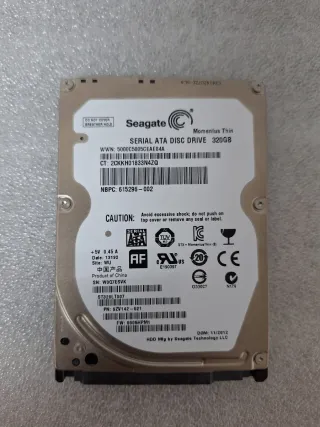 Disco Duro Seagate 2.5 320GB SATA