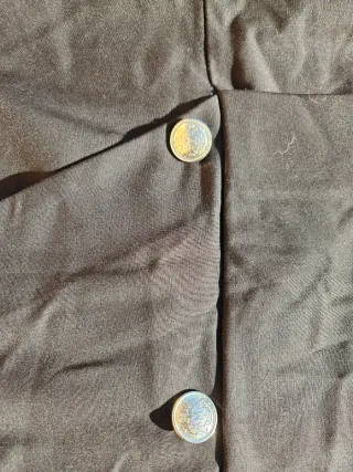 Vestido elástico cruzado negro Morgan Talla XS