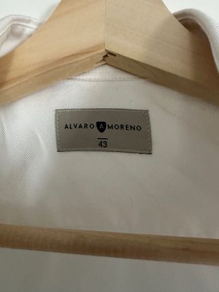 Camisa de vestir blanca Álvaro Moreno Talla L