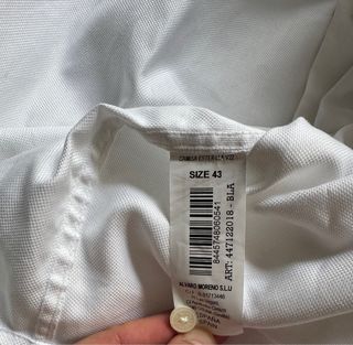 Camisa de vestir blanca Álvaro Moreno Talla L