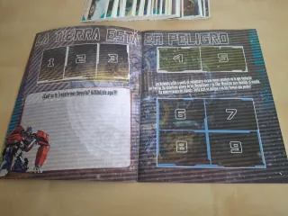 Colección Cromos Transformers Prime Panini