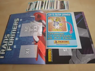 Colección Cromos Transformers Prime Panini