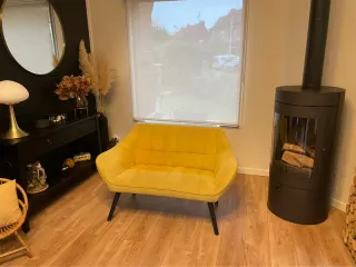 Banquette 2 plazas amarilla