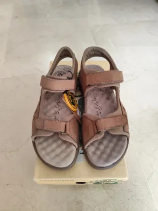 Sandalias Panama Jack piel marrón Talla 37