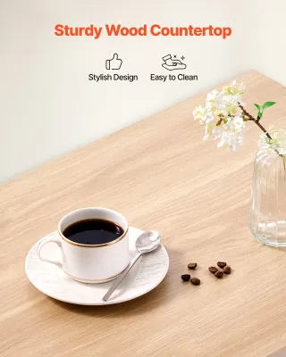 Carrello cucina con ruote e anta