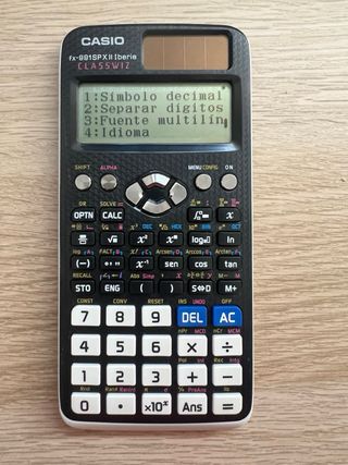 Calculadora CASIO fx-991SPXII Iberia en ESPAÑOL