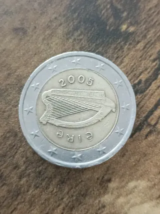 Moneda 2 Euros Irlanda 2005