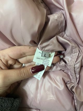 Giubbotto bomber double face grigio/rosa